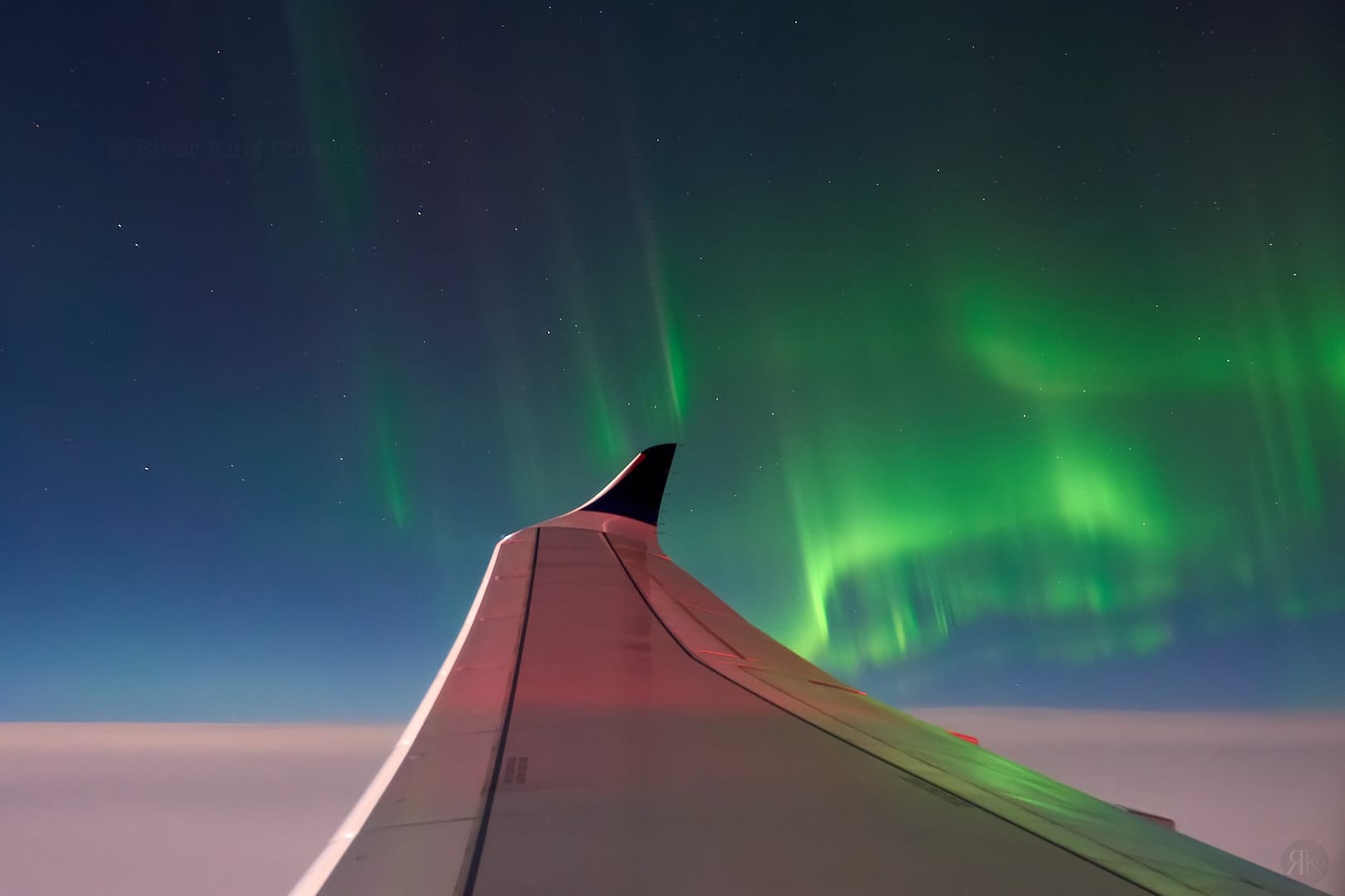 Northern Lights Above the Clouds 2