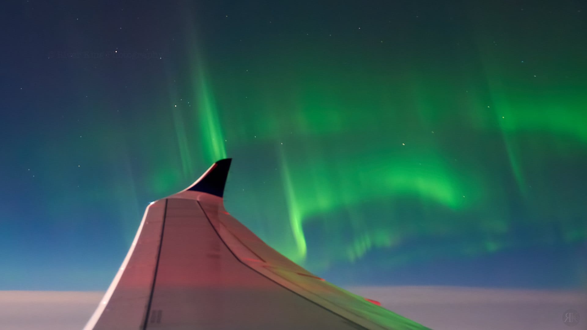 Northern Lights Above the Clouds 1
